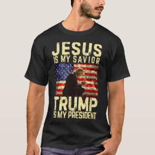 Jesus Trump T-shirt - Jesus Is My Lord Savior Trum