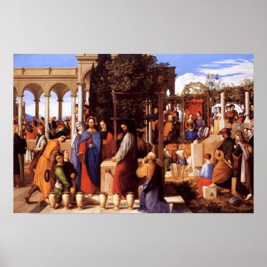 Jesus Turning Water in Wine (John 2: 1-11) Poster (Voorkant)