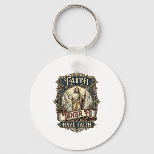 Jesus tweetalige multiculturele gezinnen shirt gel sleutelhanger
