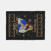 Jesus Ugly Christmas Omg You Guys That’s Not What  Fleece Deken (Voorkant (Horizontaal))