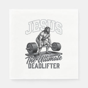 Jesus Ultimate Deadlifter Vintage Vector T-shirt D Servet