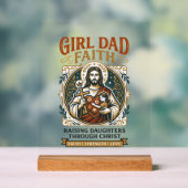Jesus vaderschap micro-identiteiten grafisch T-shi Acryl Bord (Neutraal)