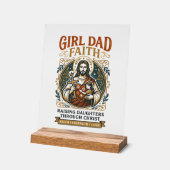 Jesus vaderschap micro-identiteiten grafisch T-shi Acryl Bord (Hoek)