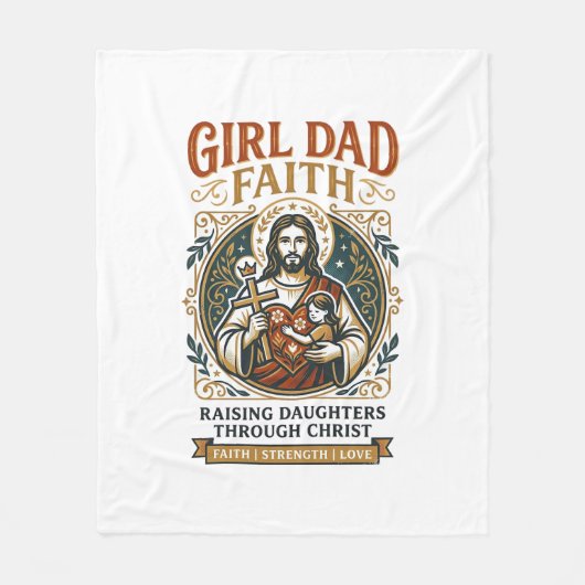 Jesus vaderschap micro-identiteiten grafisch T-shi Fleece Deken (Voorkant)