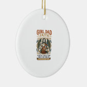 Jesus vaderschap micro-identiteiten grafisch T-shi Keramisch Ornament (Rechts)