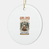 Jesus vaderschap micro-identiteiten grafisch T-shi Keramisch Ornament (Links)