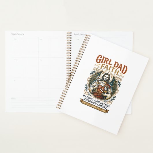 Jesus vaderschap micro-identiteiten grafisch T-shi Planner (Display)