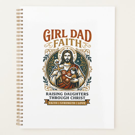 Jesus vaderschap micro-identiteiten grafisch T-shi Planner (Voorkant)