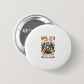 Jesus vaderschap micro-identiteiten grafisch T-shi Ronde Button 5,7 Cm (Voorkant /achterkant)