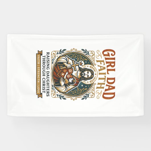 Jesus vaderschap micro-identiteiten grafisch T-shi Spandoek (Horizontaal)