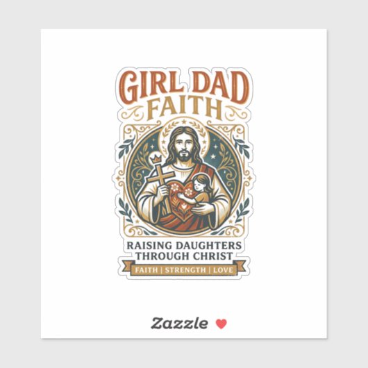Jesus vaderschap micro-identiteiten grafisch T-shi Sticker (Vel)