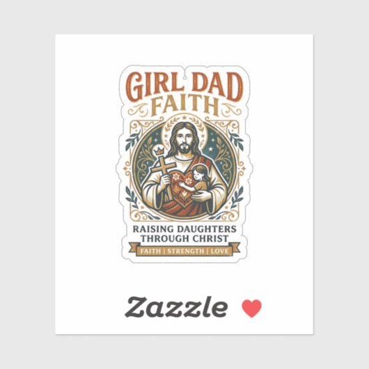 Jesus vaderschap micro-identiteiten grafisch T-shi Sticker (Vel)