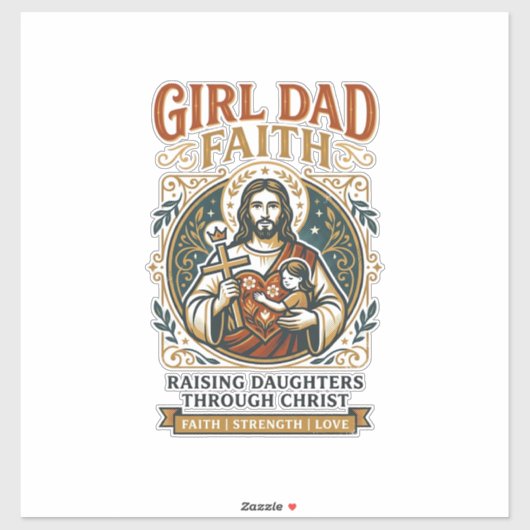Jesus vaderschap micro-identiteiten grafisch T-shi Sticker (Vel)