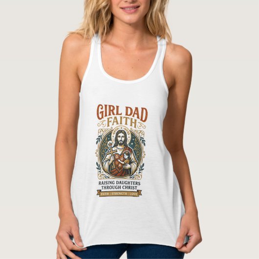 Jesus vaderschap micro-identiteiten grafisch T-shi Tanktop (Voorkant)