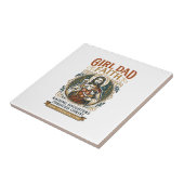 Jesus vaderschap micro-identiteiten grafisch T-shi Tegeltje (Zijkant)