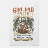 Jesus vaderschap micro-identiteiten grafisch T-shi Theedoek (Verticaal)