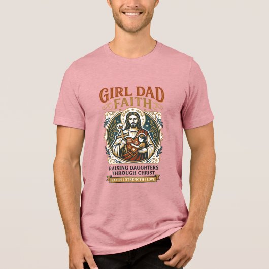 Jesus vaderschap micro-identiteiten grafisch T-shi Tri-Blend Shirt (Voorkant)