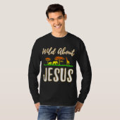 Jesus VBS Mannen Vrouwen Kinder Wild over Jezus Ch T-shirt (Voorkant volledig)