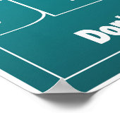 JESUS verlaat de aarde niet zonder hem Poster (Hoek)