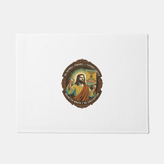 Jesus Verlopen Software Abonnement Betaalmuur Tech Deurmat (Voorkant)