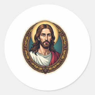Jesus Verlosser Zegel Vintage Gravure T-shirt