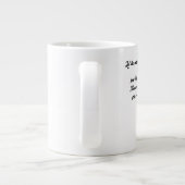 jesus vertrouw grote koffiekop (Achterkant)