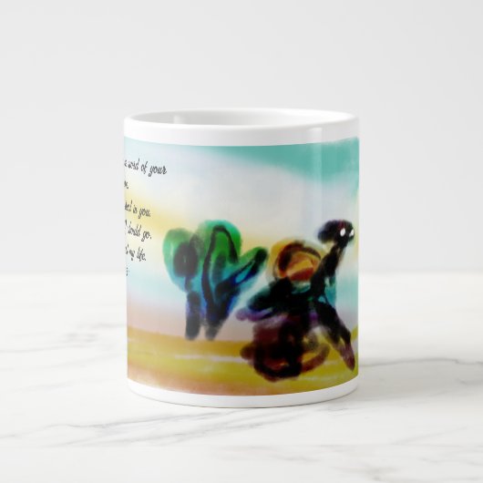 jesus vertrouw grote koffiekop (Voorkant)