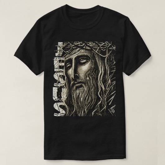 Jesus Vet Grafisch T-shirt (Design voorkant)