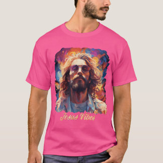 Jesus Vibes Cosmic Groove Christelijke psychedelis T-shirt