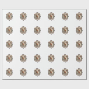 Jesus Vintage Postzegel Jezus Vintage Postzegel Cadeaupapier