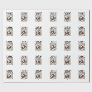 Jesus Vintage Ticket Toegang Jesus Vintage Ticke Cadeaupapier