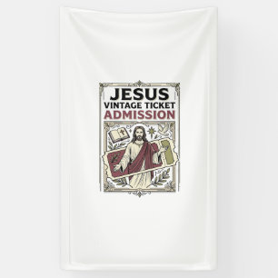 Jesus Vintage Ticket Toegang Jesus Vintage Ticke Spandoek