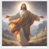 Jesus Vinyl Sticker (Vel)