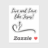 Jesus Vinyl Stickers (Vel)