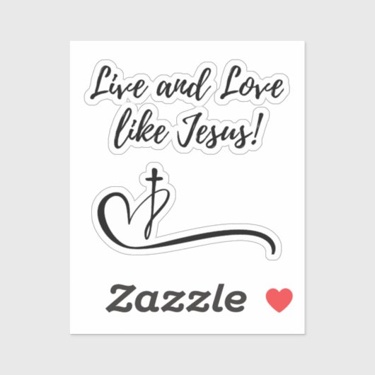 Jesus Vinyl Stickers (Vel)