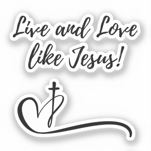 Jesus Vinyl Stickers (Voorkant)