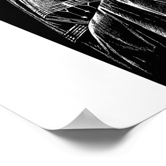 Jesus Virgin Mary Silent Night Kerstkunst Poster (Hoek)