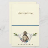 Jesus Virgin Mary Spiritueel communiqué gebed (Voorkant / Achterkant)