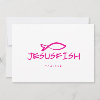 Jesus VIS logo sjabloon Kaart