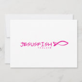 Jesus VIS logo sjabloon Kaart (Achterkant)