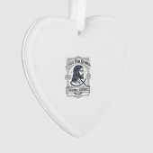 Jesus Vis Symbool Minimaal Ichthys Jezus Vis Minim Ornament (voorkant)