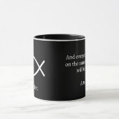 Jesus Vis Symbool Mok (Midden)