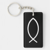 Jesus Vis Symbool Sleutelhanger (Voorkant)