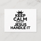 JESUS VISITEKAARTJE (Voorkant)