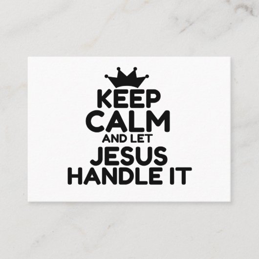 JESUS VISITEKAARTJE (Voorkant)