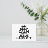 JESUS VISITEKAARTJE (Staand voorkant)