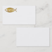 JESUS VISITEKAARTJE CHRISTELIJK (Voorkant / Achterkant)