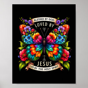 Jesus Vlinder Loved Poster