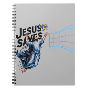 Jesus Volleyball redt Christelijk geloof Notitieboek