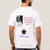 JESUS voor Texas T-shirt (Achterkant)